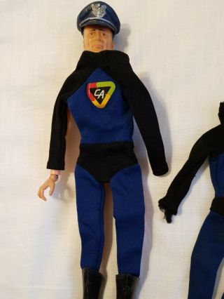 Vintage 1966 Ideal Captain Action Figure,  Outfits,  Boots,  And Hat