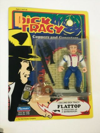 Dick Tracy Flattop Figure Playmates Moc 1990