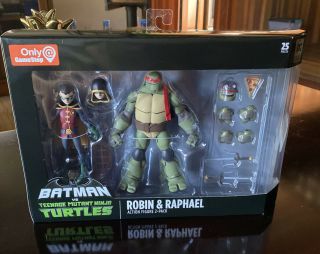 Gamestop Batman Vs Teenage Mutant Ninja Turtles Tmnt Robin & Raphael 2 - Pack