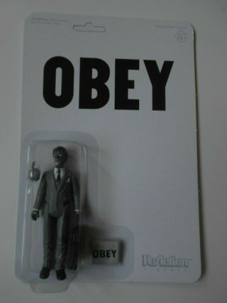 Male Ghoul Obey Black & White They Live 7 Reaction Figure Unpunched