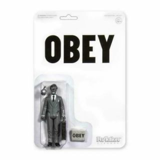 Male Ghoul Obey Black & White They Live 7 Reaction Action Figure