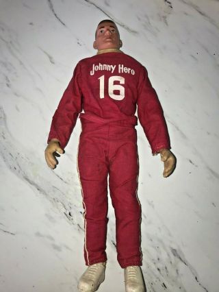1965 Rosko Johnny Hero 13 " Action Figure In Full Red Uniform With Socks & Shoes