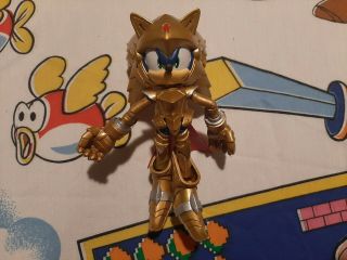 Rare Jazwares Sonic The Hedgehog Black Knight Gold Action Figure Sega Toy Doll