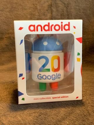 Android Mini Collectible Figure - Google Edition Ge - " 20 Years Of Google "