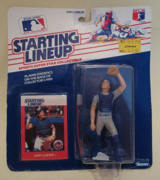 1988 Starting Lineup Hall Of Famer Gary Carter Ny Mets Baseball Action Figure