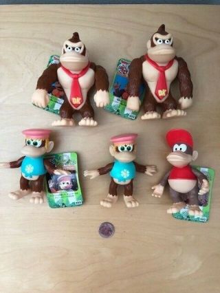 Takara Donkey Kong Country Vinyl Figures Nintendo Mario Bros.