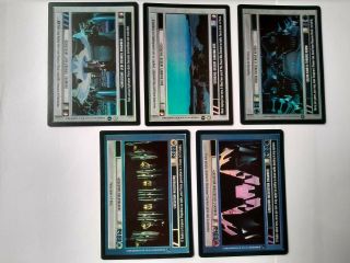 Star Wars Ccg 5 M/nm Reflections I,  Ii & Iii Location Foil Cards - Coruscant