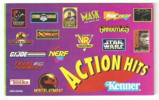 1995 Kenner Action Hits Figure Toy Guide Gi Joe Mortal Kombat Batman Star Wars
