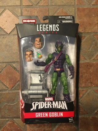 Marvel Legends Green Goblin Figure Sandman Baf Series Spider - Man