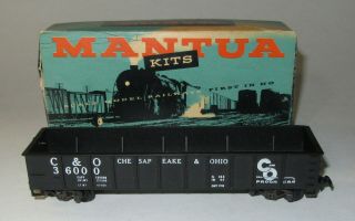 Ho Scale Chesapeake & Ohio C&o 36000 Gondola Train / Mantua 310 - E
