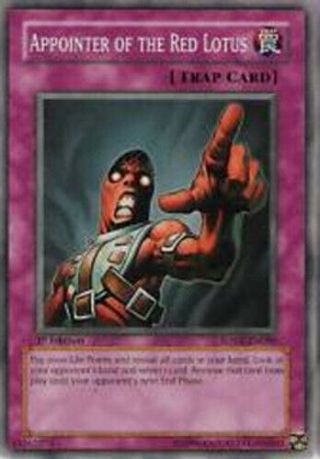 1x (m/nm) Appointer Of The Red Lotus - Sovr - En080 - Common - 1st Edition Yugioh