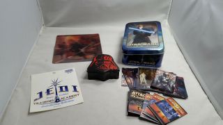 Star Wars Topps Attack Of The Clones Movie Cards In Anakin Skywalker Tin