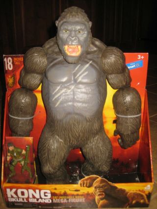Skull Island King Kong 18 " Mega Poseable Figure Walmart Exclusive Lanard 2017