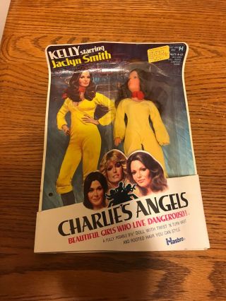 Vintage 1970’s Charlie’s Angels Kelly Starring Jaclyn Smith Hasbro In Pkg