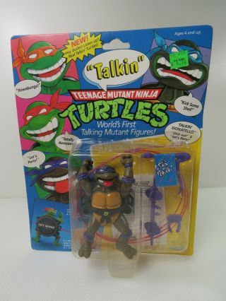 046 - Teenage Mutant Ninja Turtles " Talkin " Donatello Action Figure 1991