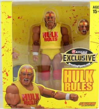 Wwe Ringside Exclusive Hulk Rules Hulk Hogan Figure Storm Collectibles Elite Wwf