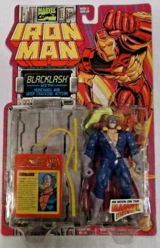 Toybiz 1994 Iron Man Animated Series Blacklash Moc