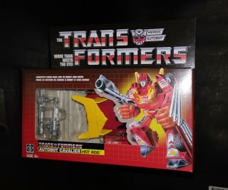 Transformers G1 Autobot Cavalier Hot Rod Walmart Exclusive Figure Reissue Misb