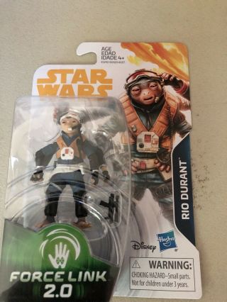 Star Wars Force Link 2.  0 Rio Durant 3 3/4 Inch Action Figure