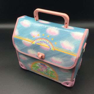 My Little Pony Vintage Hasbro G1 1985 Children " S Mlp Luggage Bag Rare [bo]