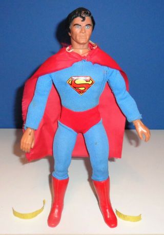 Vintage 1978 Mego 12.  5 " Superman Action Figure Christopher Reeve Doll Movie Dc