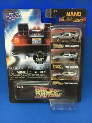 Geek Fuel Exclusive " Back To The Future " Die Cast Deloreans