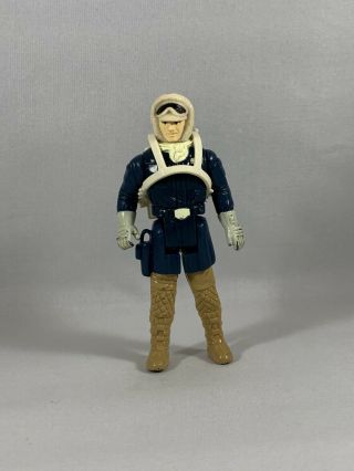 Vintage Star Wars Han Solo Hoth With Backpack Accessory 1980 Hong Kong Kenner