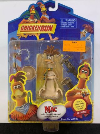 Chicken Run Mac Action Figure 2000 Playmates