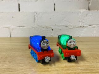 Light Up Percy & Thomas The Tank Engine & Friends Adventures Die Cast Trains