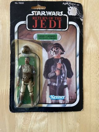 Vintage 1984 Star Wars Kenner Rotj Lando Skiff Guard