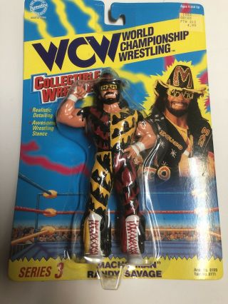 Wcw Collectible Wrestlers 3 Macho Man Randy Savage 1994 Toymakers Nib