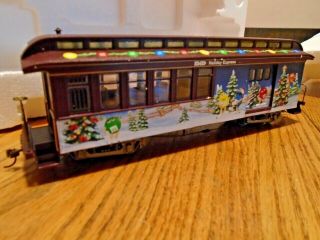 Hawthorne Village On30 Colorful Candy Fun Illuminated Coach M&m Holiday Express