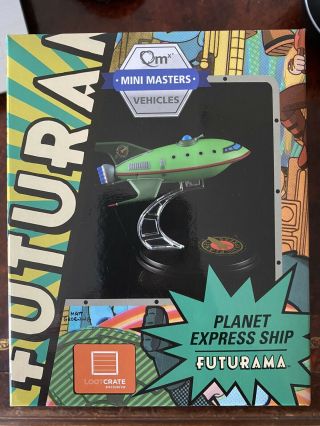 Loot Crate Exclusive Futurama Planet Express Ship Model Mini Masters Qmx