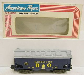 American Flyer 4 - 9201 S Scale Baltimore & Ohio Covered Hopper Ln/box
