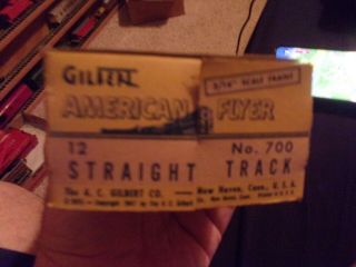 American Flyer 700 Box Of Straight Track.