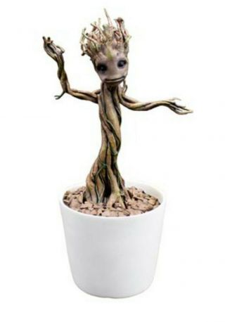 Marvel Guardians Of The Galaxy Dancing Groot Premium Motion Statue /
