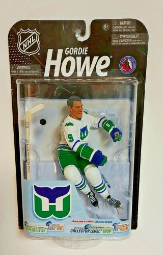 Nhl Mcfarlane Series 23 Gordie Howe Hockey Figure Hartford Whalers