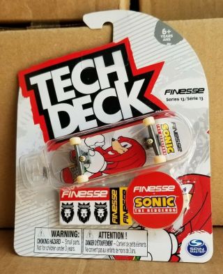 Tech Deck Series 13 Ultra Rare Finesse Sonic The Hedgehog