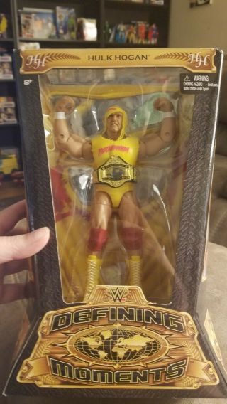 Wwf Wwe Defining Moments Hulk Hogan Action Figure