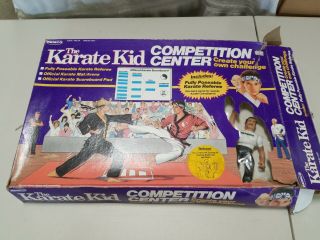 The Karate Kid Remco Competition Center With Referee 1986 Rare 80’s Toy