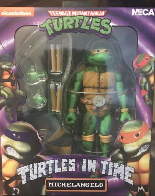Michelangelo Teenage Mutant Ninja Turtles: Turtles In Time Neca Tmnt Figure