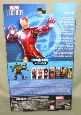 Iron Man Avengers Gameverse Marvel Legends Abomination Baf 2020 6 " Figure