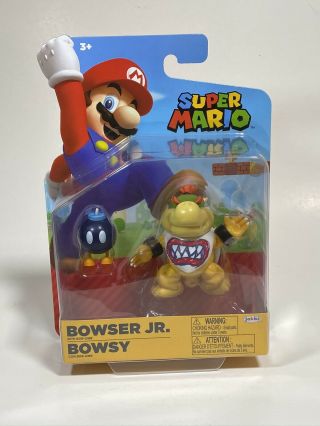 World Of Nintendo Mario Bowser Jr.  4 " Action Figure