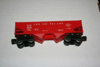 Lionel Post War 6476 Lehigh Valley Red Hopper,  6057 Caboose Combo,  G/c