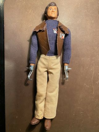 Ideal Toy Company Jj Armes Action Figure With Suitcase And Hand Replacements