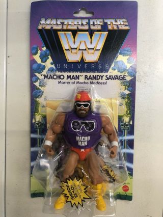 Wwe Mattel Masters Of The Universe Macho Man Randy Savage Wrestling Figure Motu