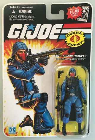 Hasbro 2008 Gi Joe - Cobra Anti - Armor Bazooka Trooper Moc From The Comic Series