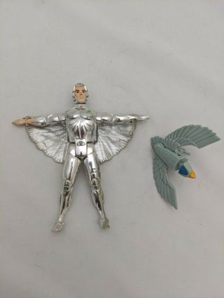 Silverhawks Quicksilver With Tally Hawk.  Kenner.  Complete.