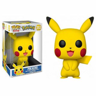 Pokemon - Pikachu 10 " Funko Pop Display Vinyl Figure (rs) Gift