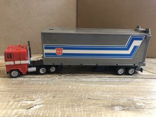 Vintage Transformers G1 Optimus Prime Rub With Roller